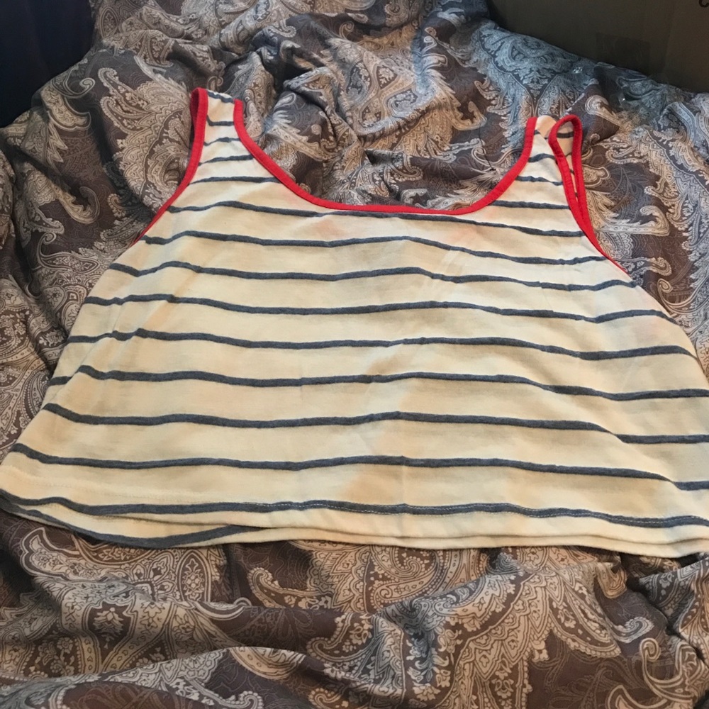 Wet Seal, Red, White, and Blue crop