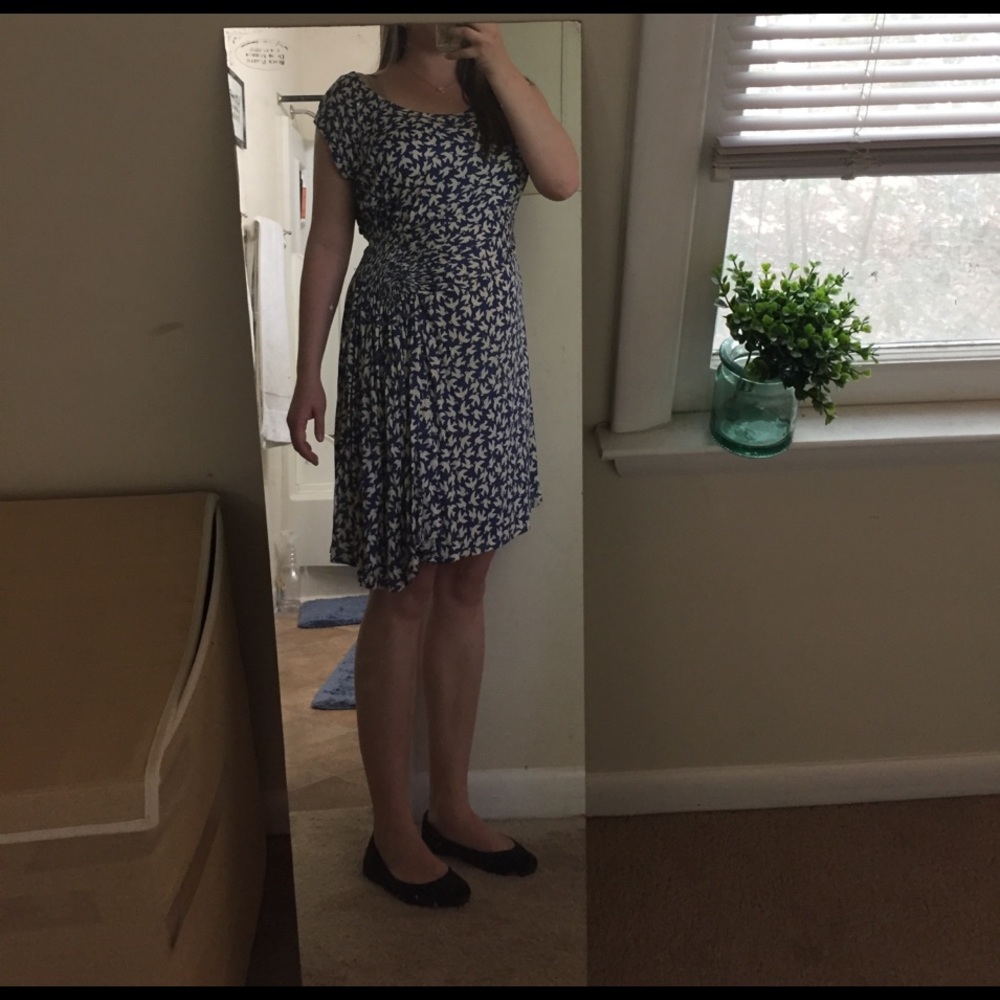 Architectural Blue Dove Dress