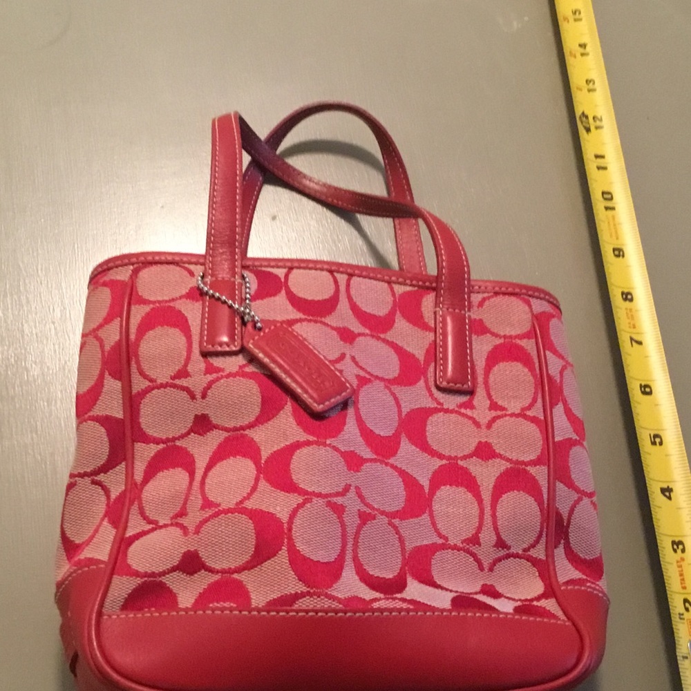 Coach Limited edition color-way mini tote
