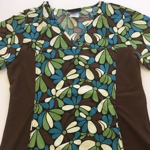 Cherokee Scrub Top M VGUC