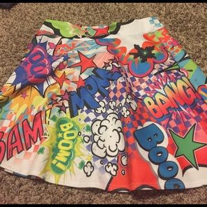 Rue 21 Comic Book Skirt