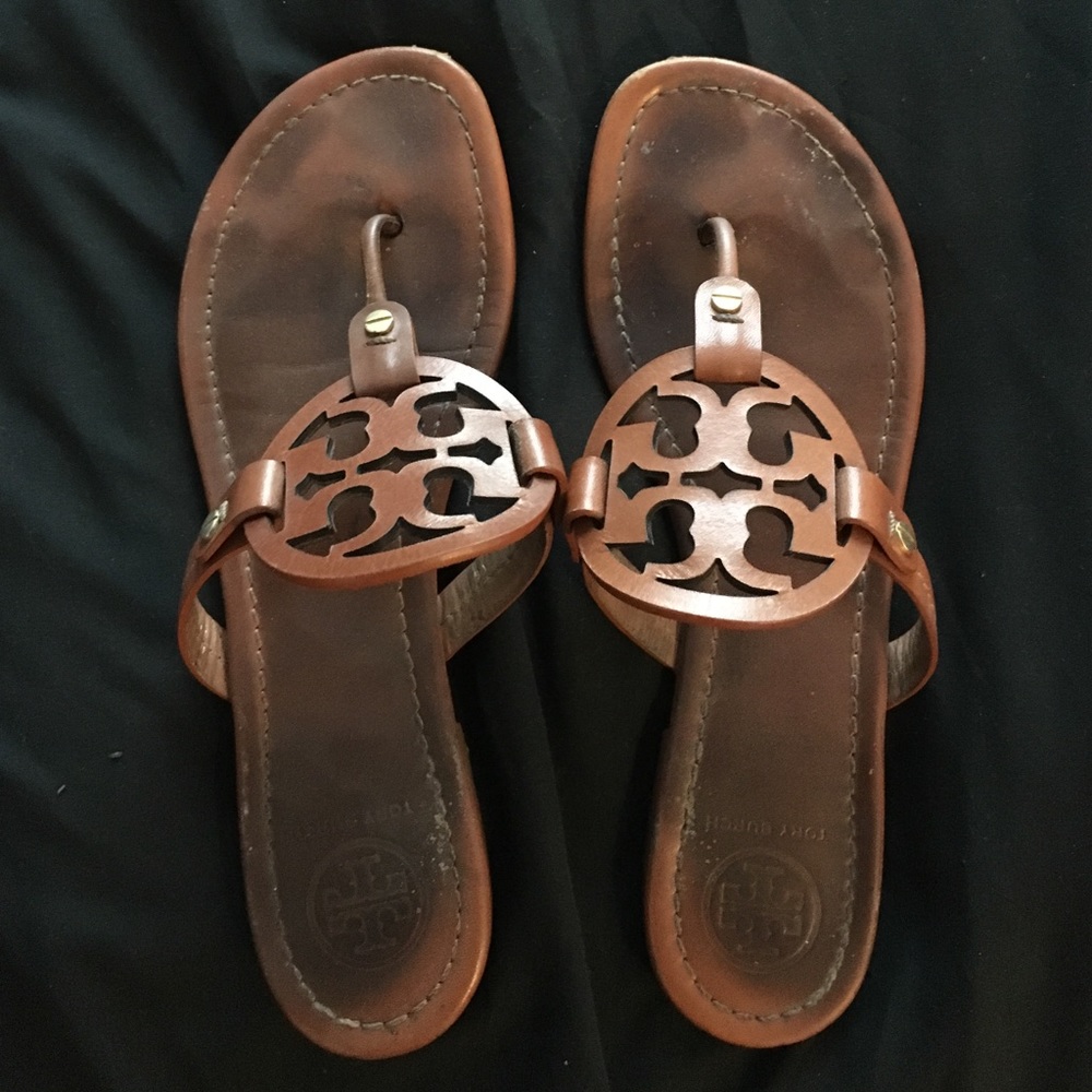 Tory Burch Tan Miller Sandals