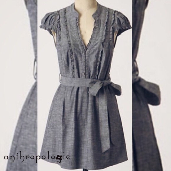 Anthropologie Tops - {HP} ANTHROPOLOGIE chambray tunic