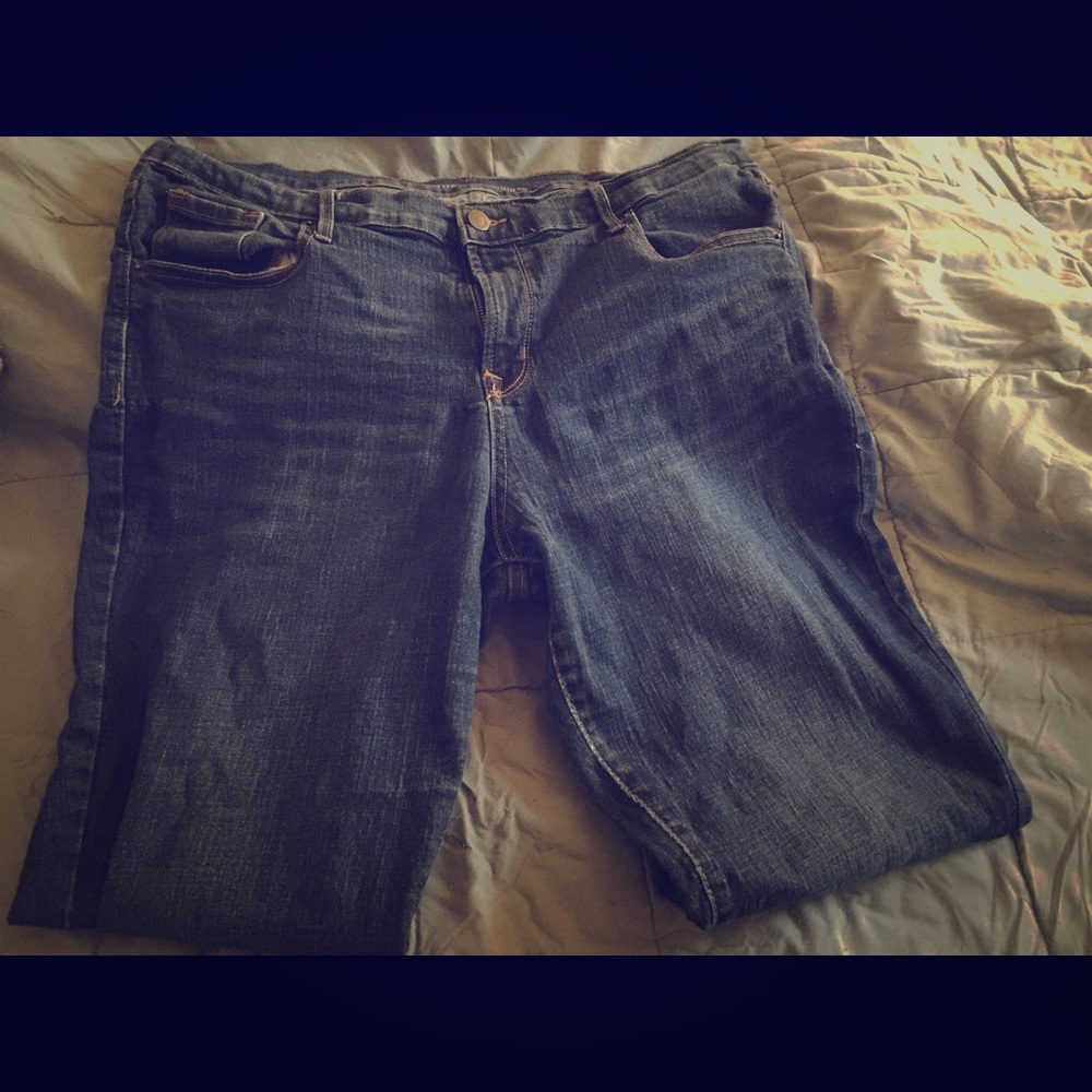 Old Navy curvy straight jeans (long inseam)