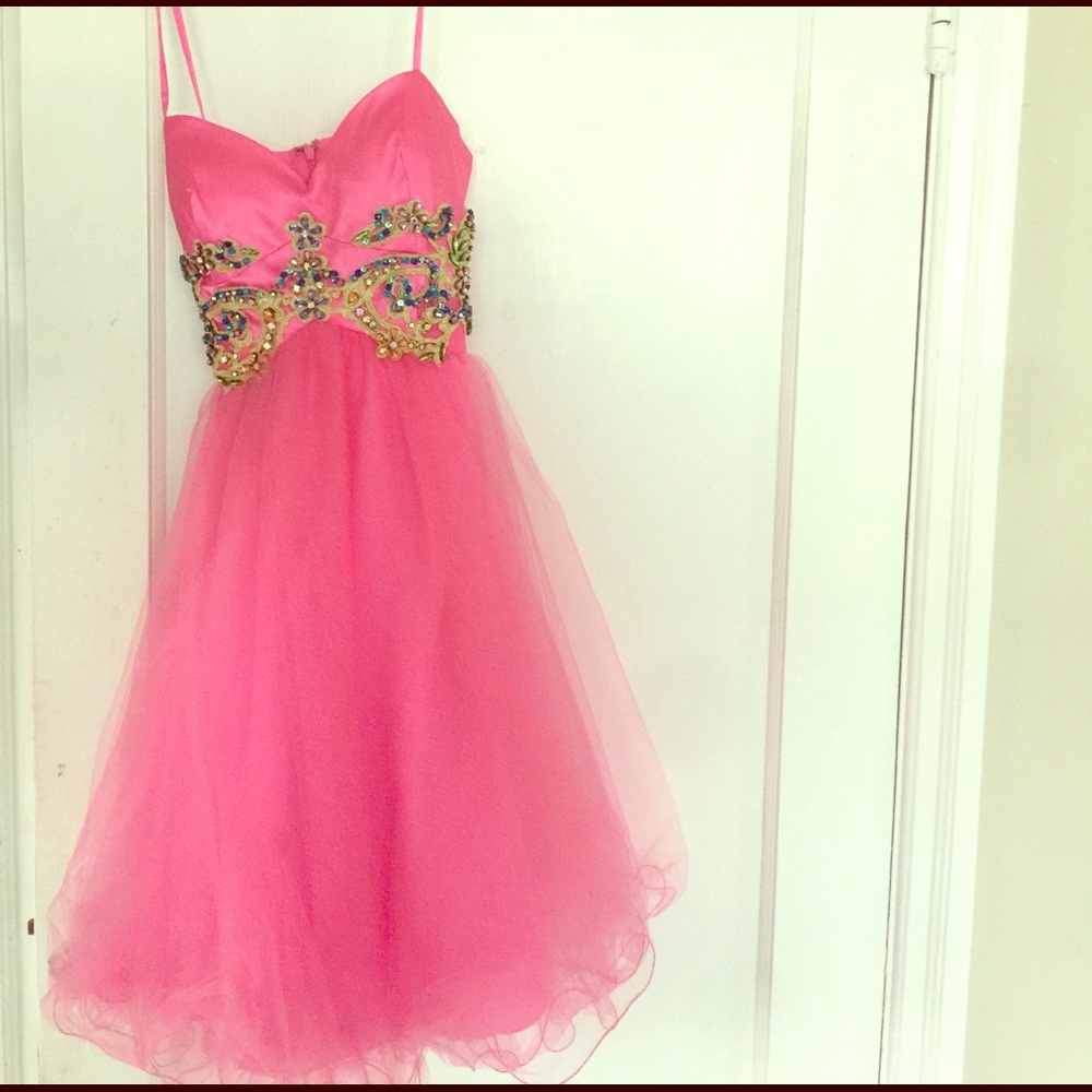Sherri Hill Pink Dress