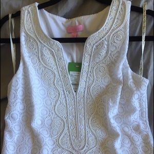 Lilly Pulitzer white lace maxi dress