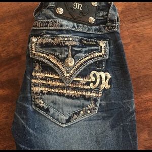 MissMe boot cut jeans size 26