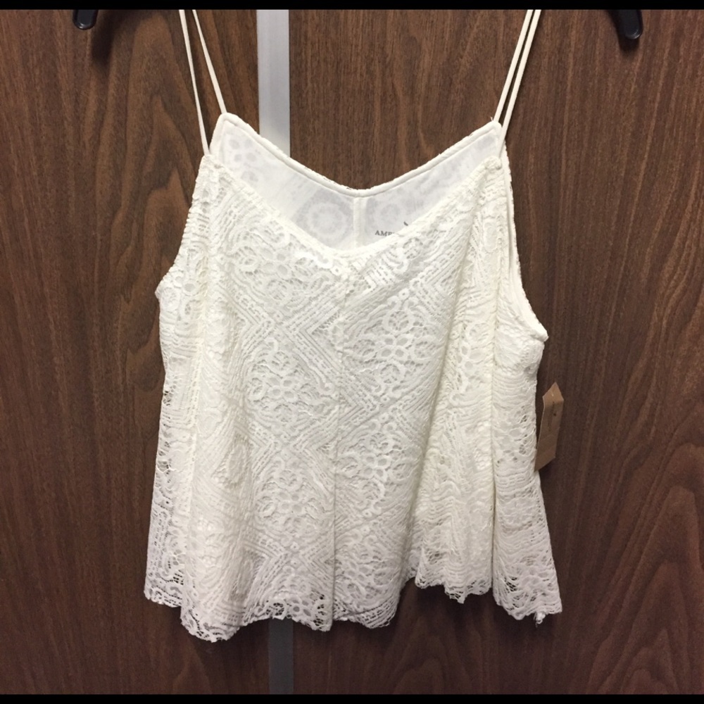 White lace blouse