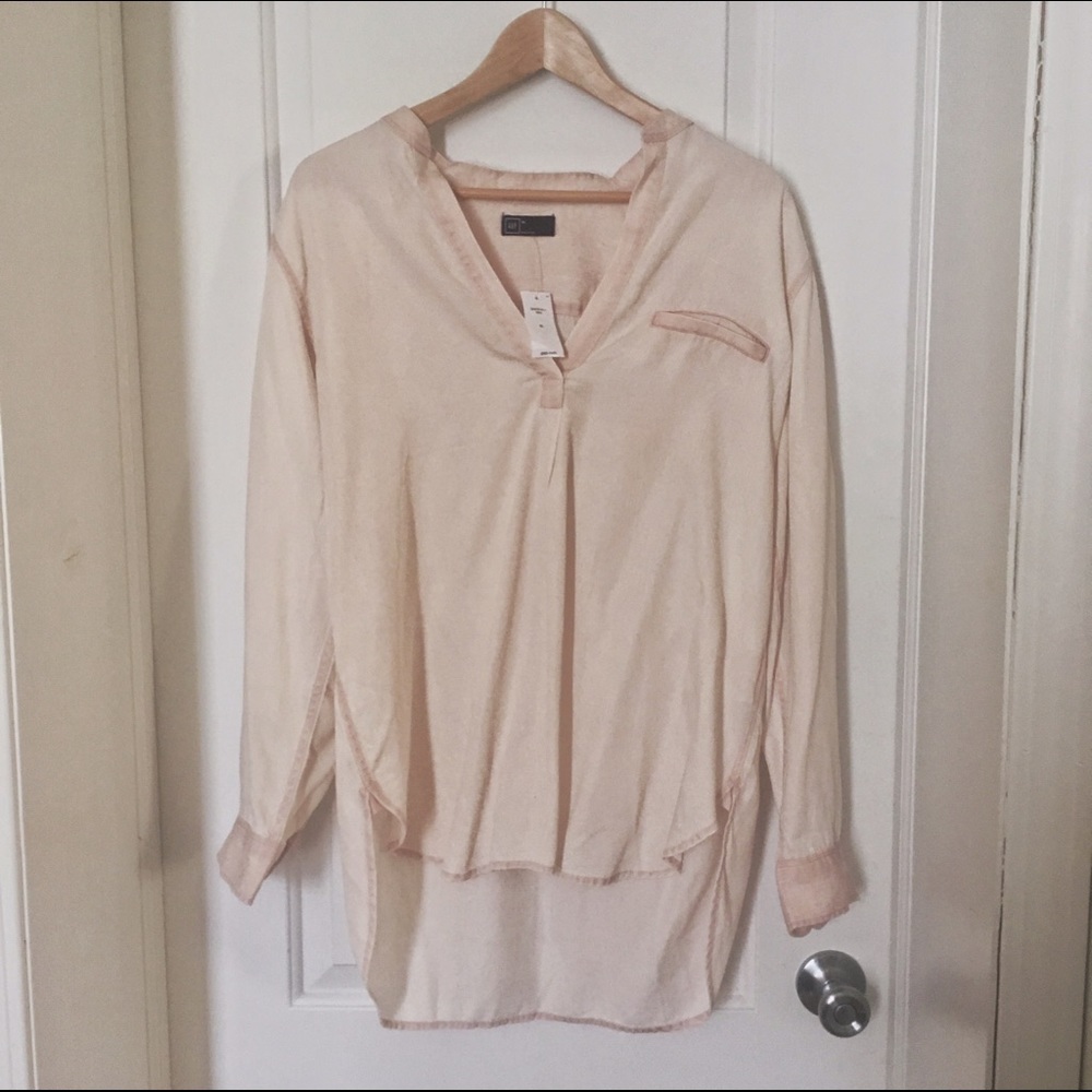 Pink tencel top NWT 🌸🌺 Gap XL