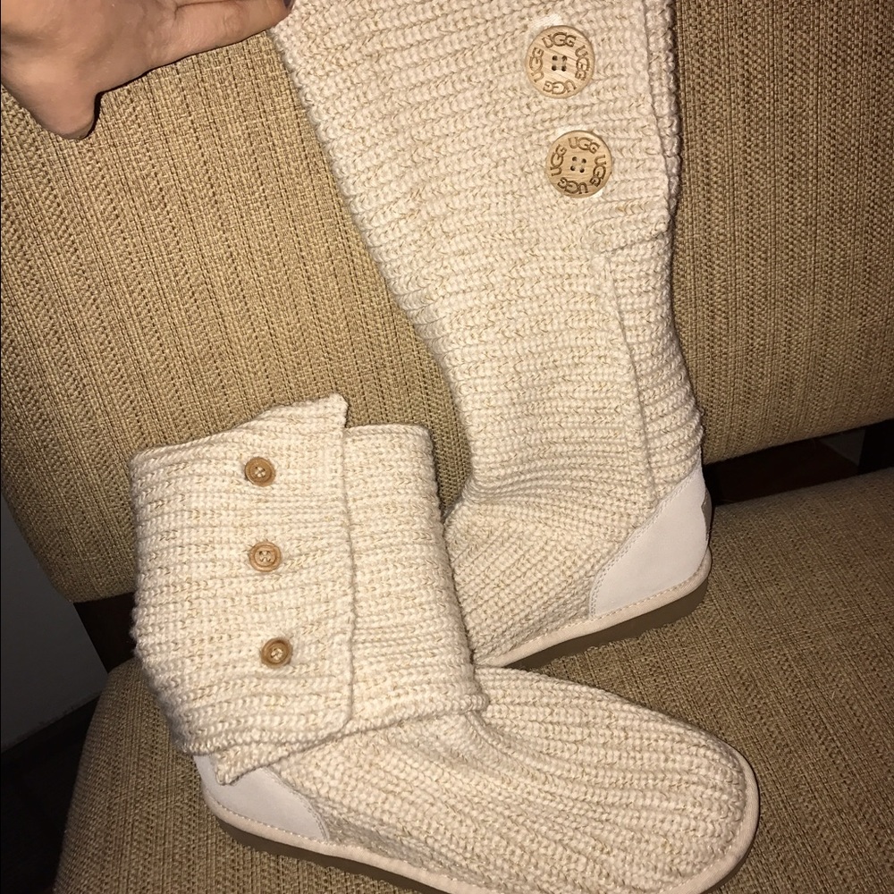 Brand new authentic beige ugg sweater boots
