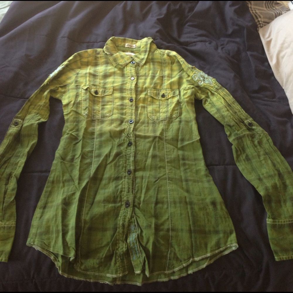 Roar button down shirt