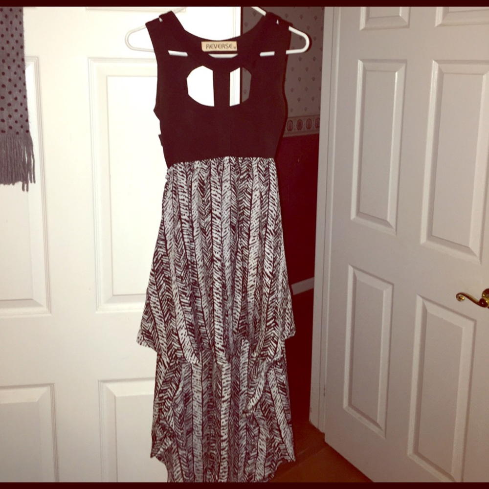 High Low Dress "Reverse"