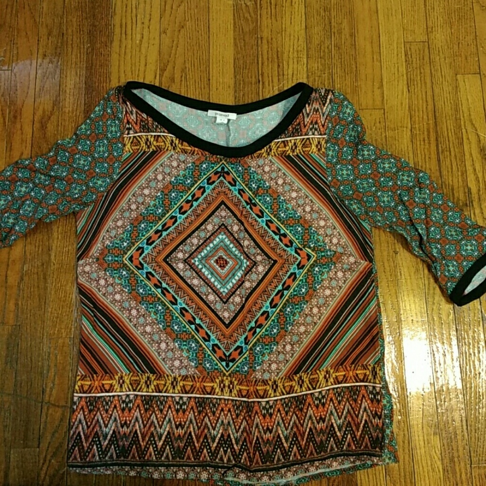 Boho printed top