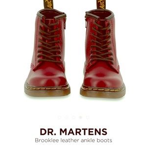 Little kids -Burgandy Dr. Martens- brand new!