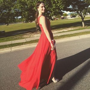 Prom Dress Red size 4
