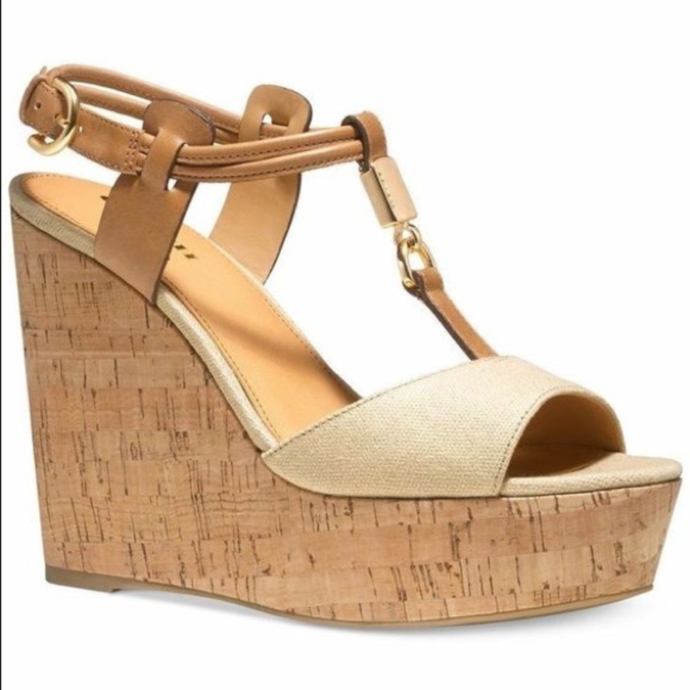 Coach Linden Platform Sandals