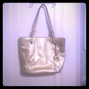 SALE!! Gold Michael Kors tote!