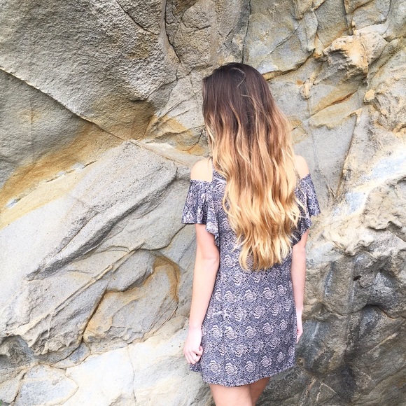 floral metallic dress - Picture 2 of 4