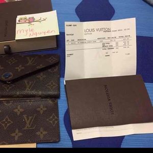 Authentic Josephine wallet with coin pouch