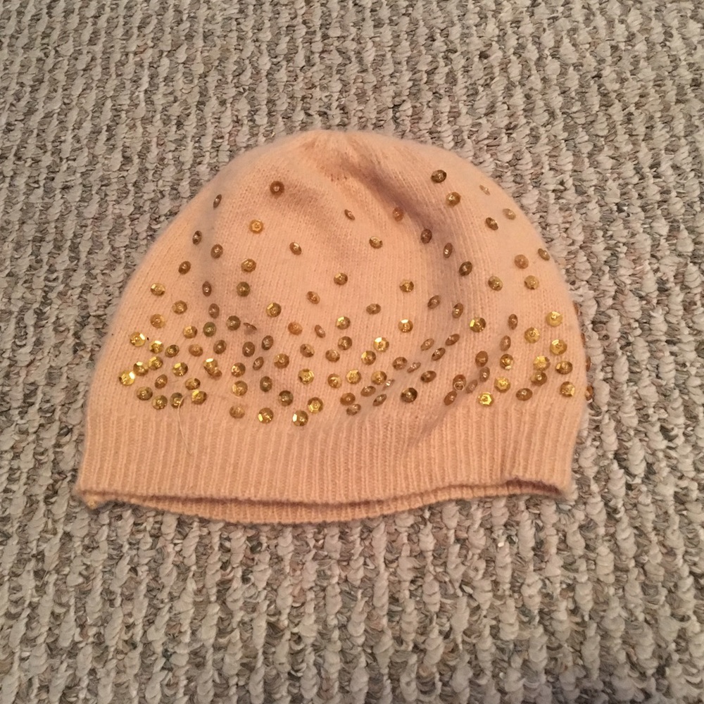Rosy sequin beret!