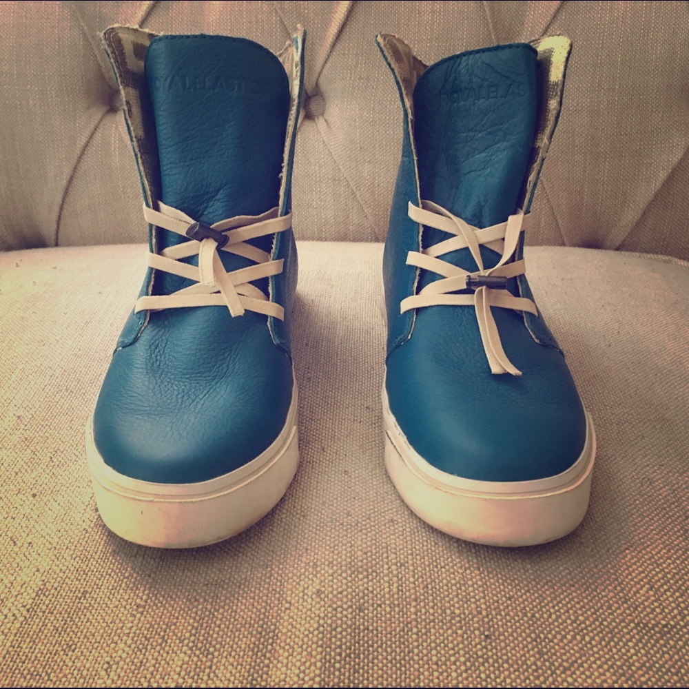 High Top Leather Sneaker by Royal Elastics
