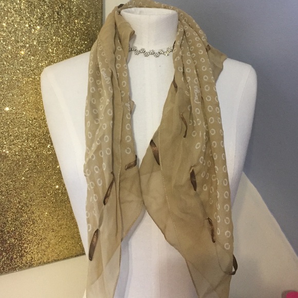 Coach chiffon scarf - Picture 2 of 4