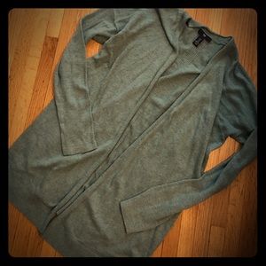 Smoky Blue/Green open front GAP Cardigan.