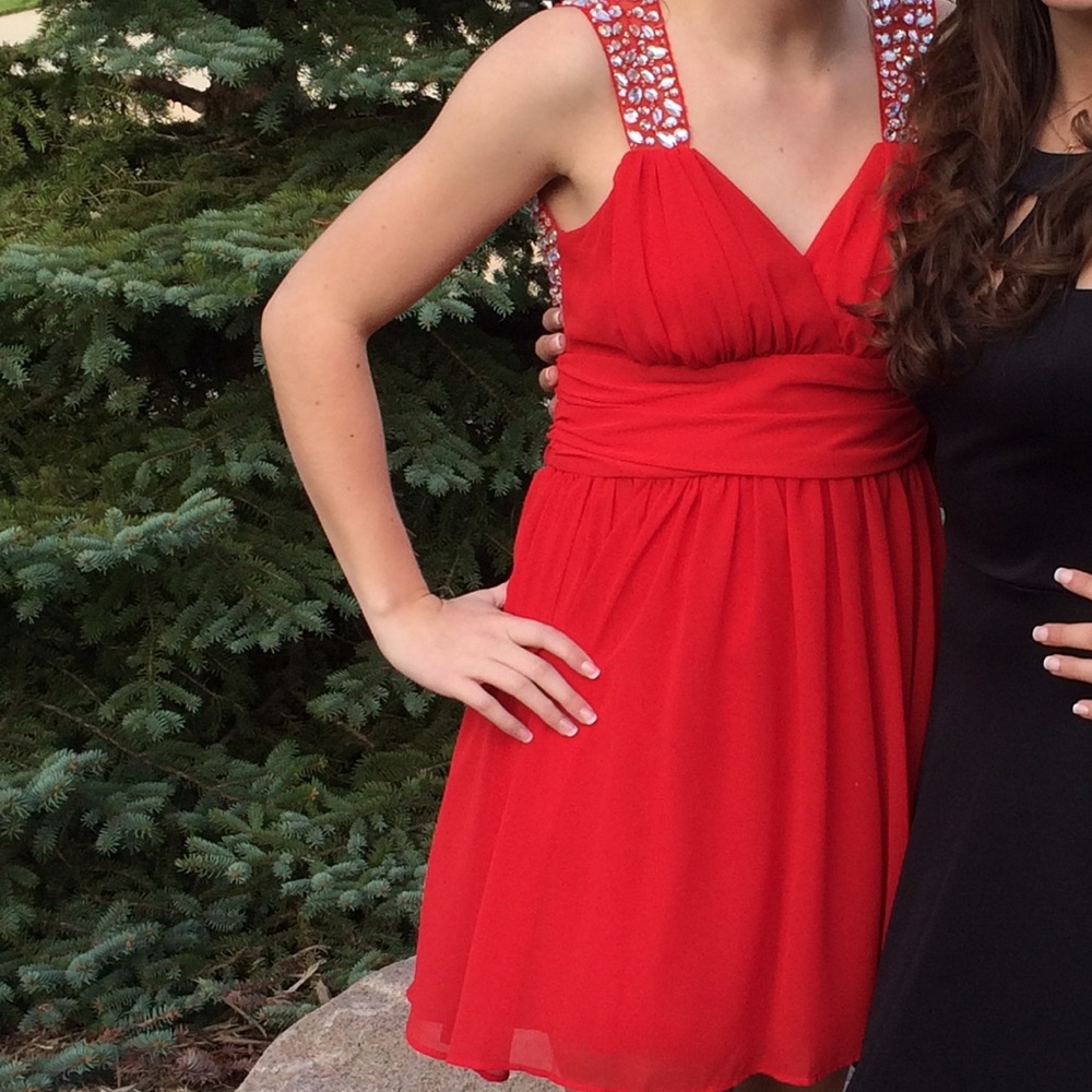 Red dress