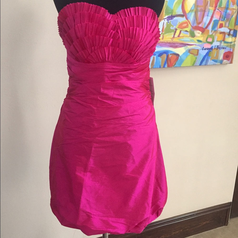 Strapless sweetheart cocktail dress