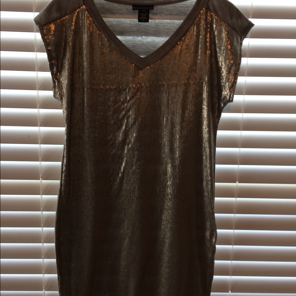 Sparkly silver shirt