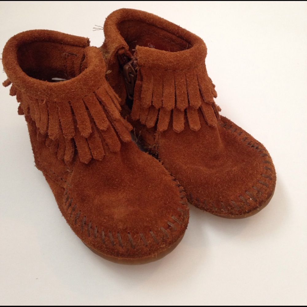 Minnetonka zippered boots