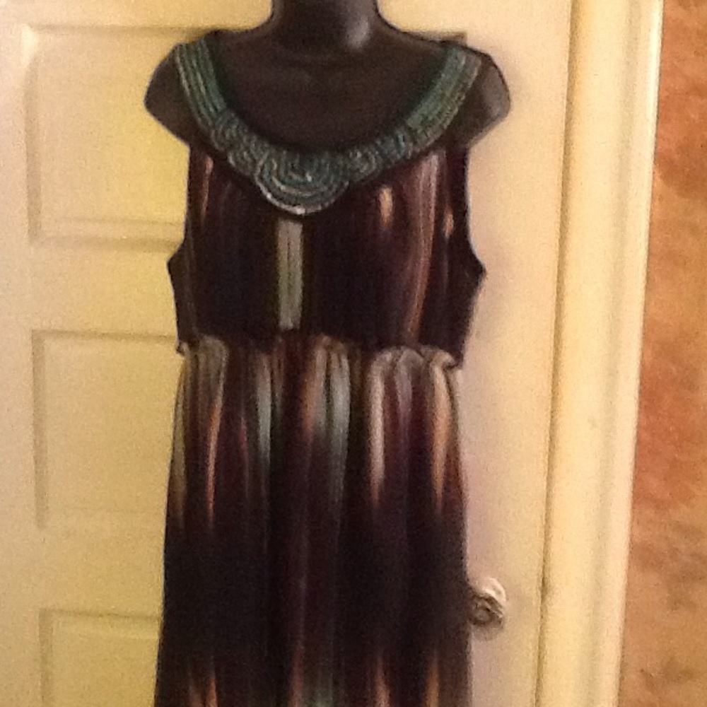 Beaded Maxi Dress