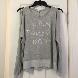 Grey sweatshirt