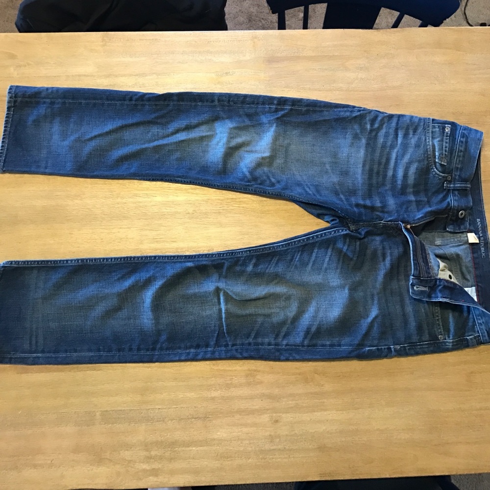 Mens 32x30 Slim Banana Republic Jeans