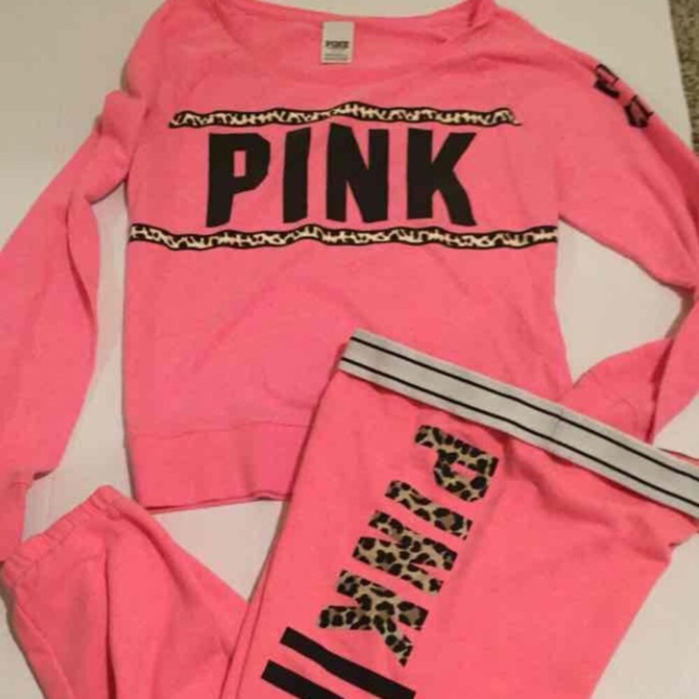 Victoria Secret PINK! CHEETAH/LEOPARD SWEATSUITS
