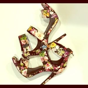 Floral Steve Madden heels