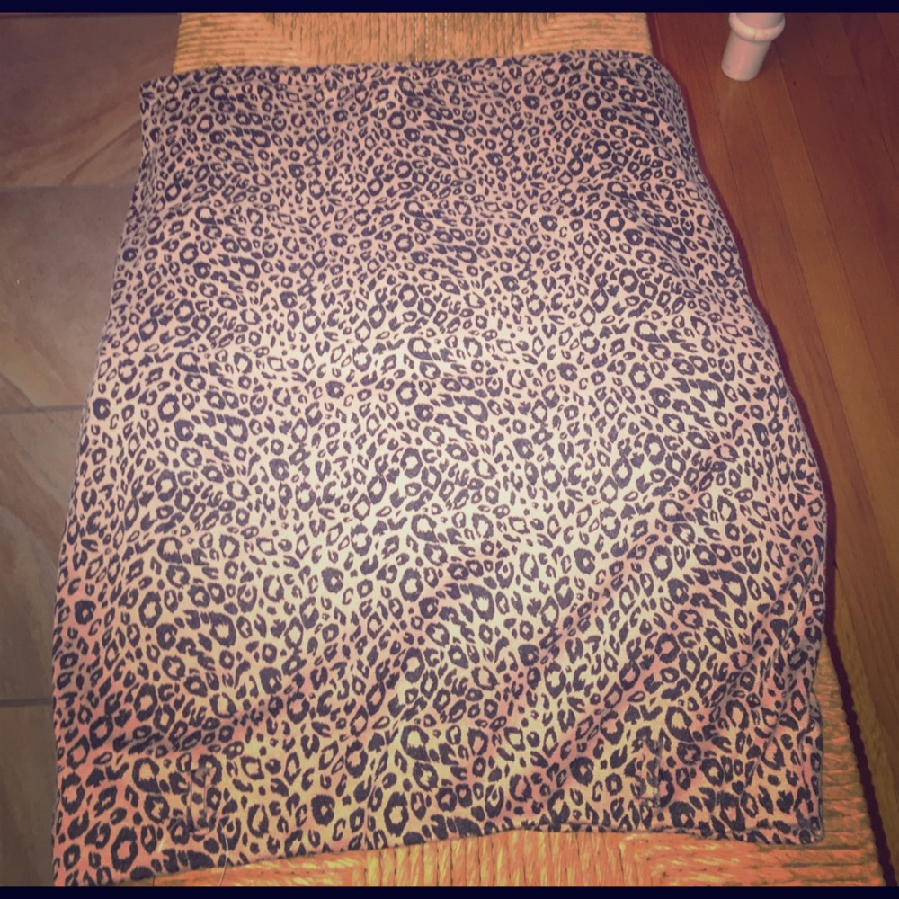 Animal Print Above the Knee Skirt