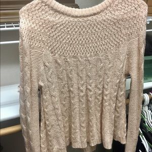 Peach colored sweater