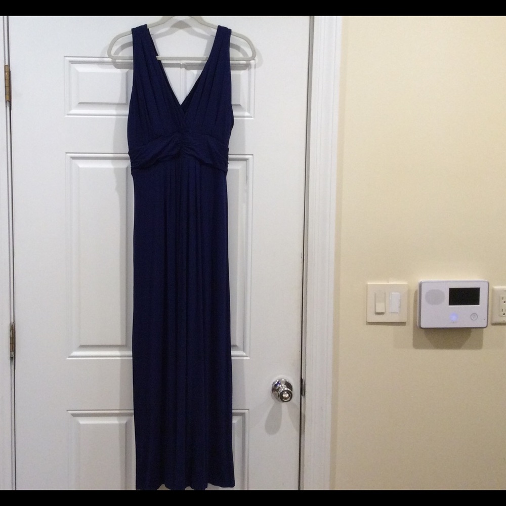 Navy Blue Maxi Dress