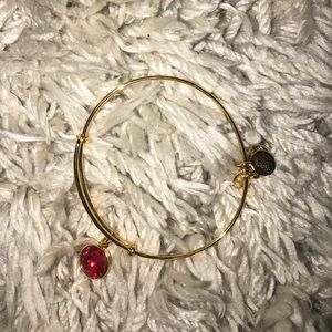 Alex and Ani July (Red) birthstone bracelet