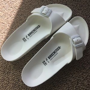 NEW Birkenstock Madrid White Sandals