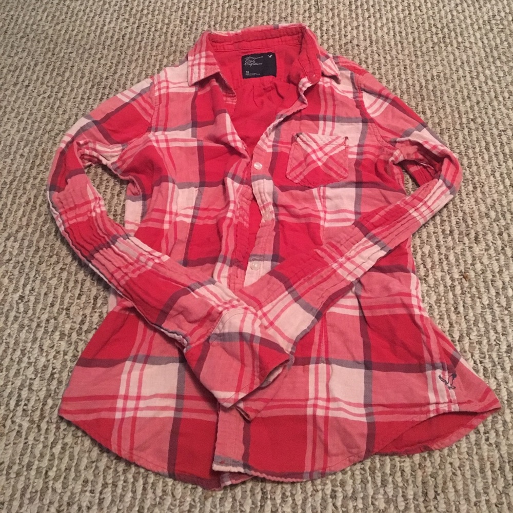 ❤️ American eagle plaid shirt ❤️