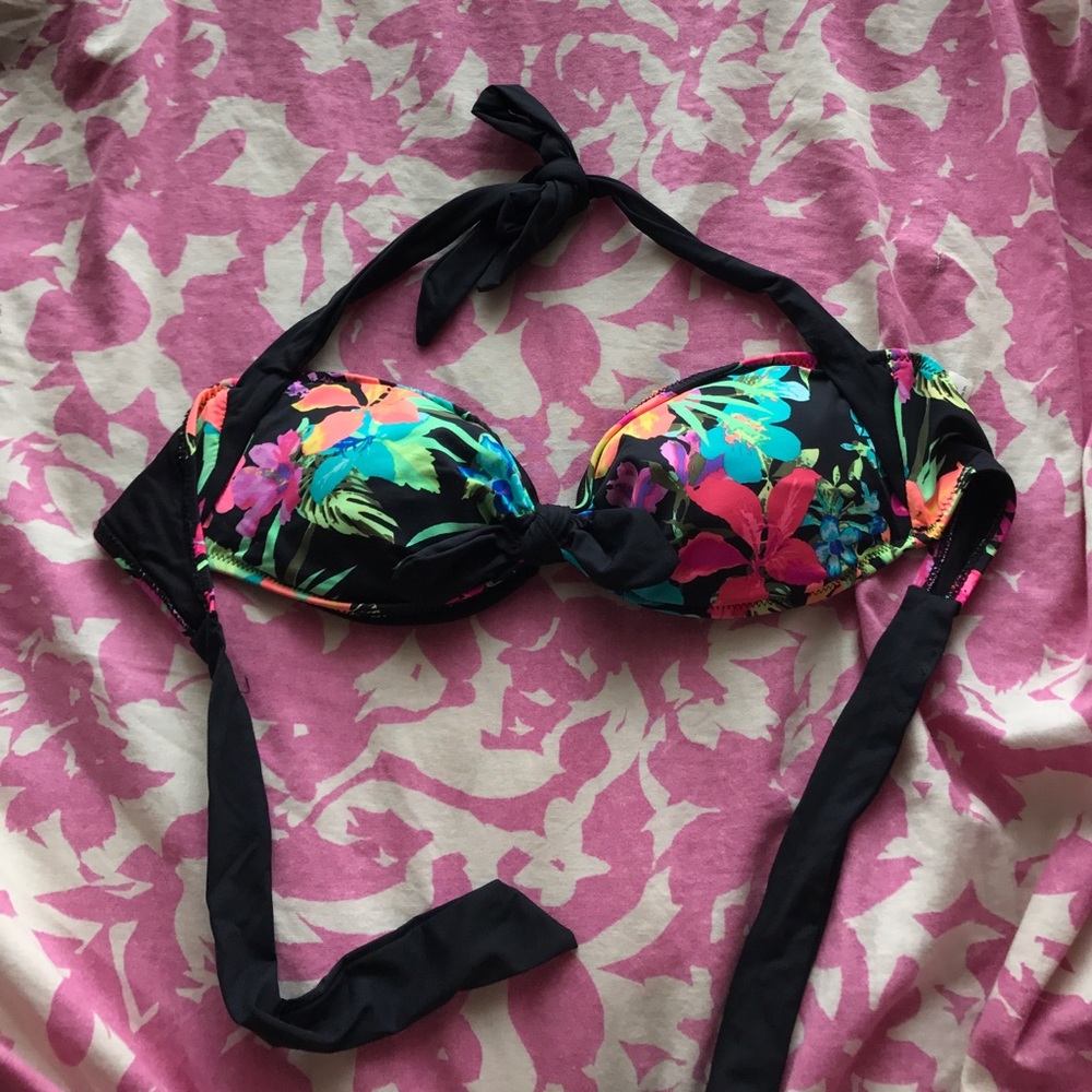 Floral Garage bikini top 👙 Large