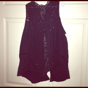 Abercrombie and Fitch Navy Blue Tank Top