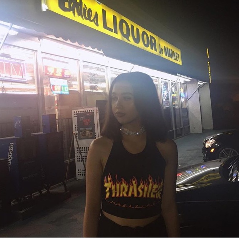 THRASHER HALTER TOP