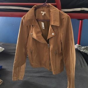 tan suede jacket