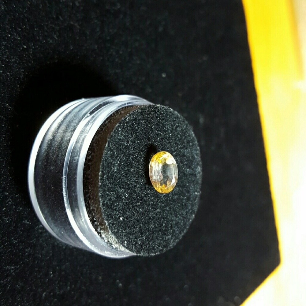 Natural Oval Cut Golden Yellow Citrine