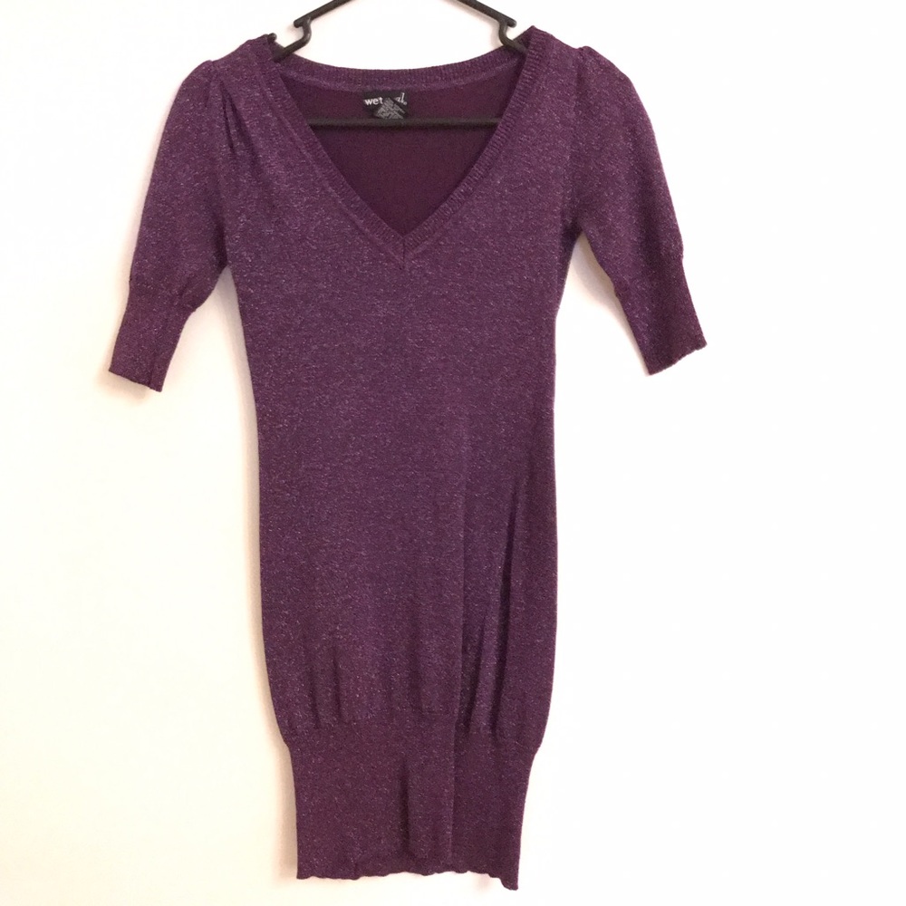 Wet seal purple sparkly dress / tunic