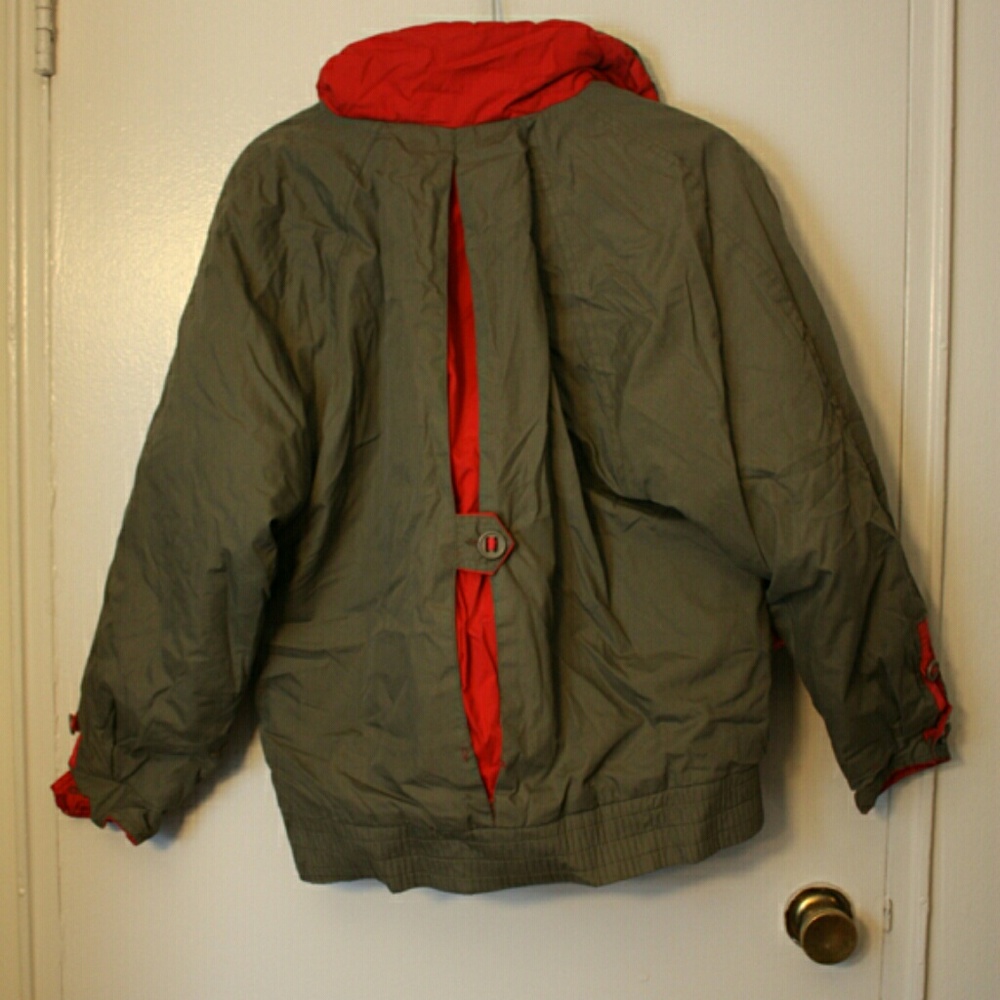 Olive red jacket