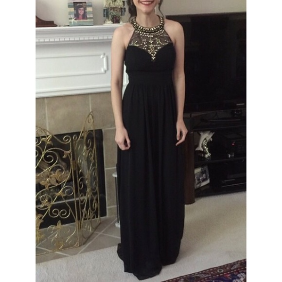 Black and Gold Prom Dress MUST SELL! - Picture 2 of 6